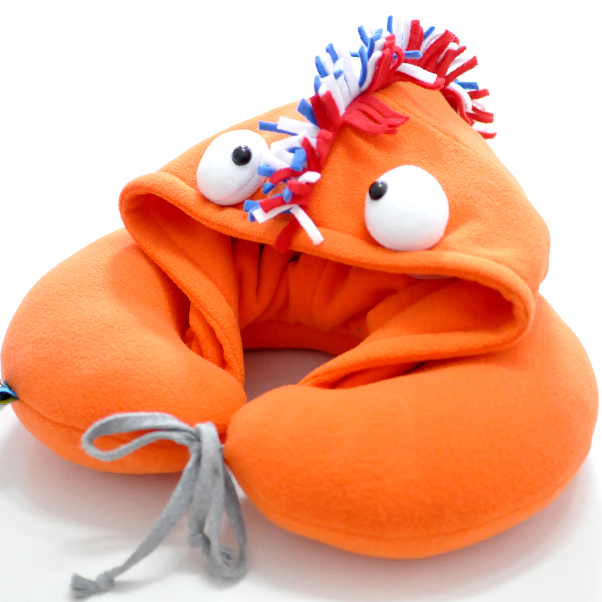 PLUMO皮洛姆萌可爱连帽U型枕卡通护颈枕午睡旅行枕头枕缤纷荷兰