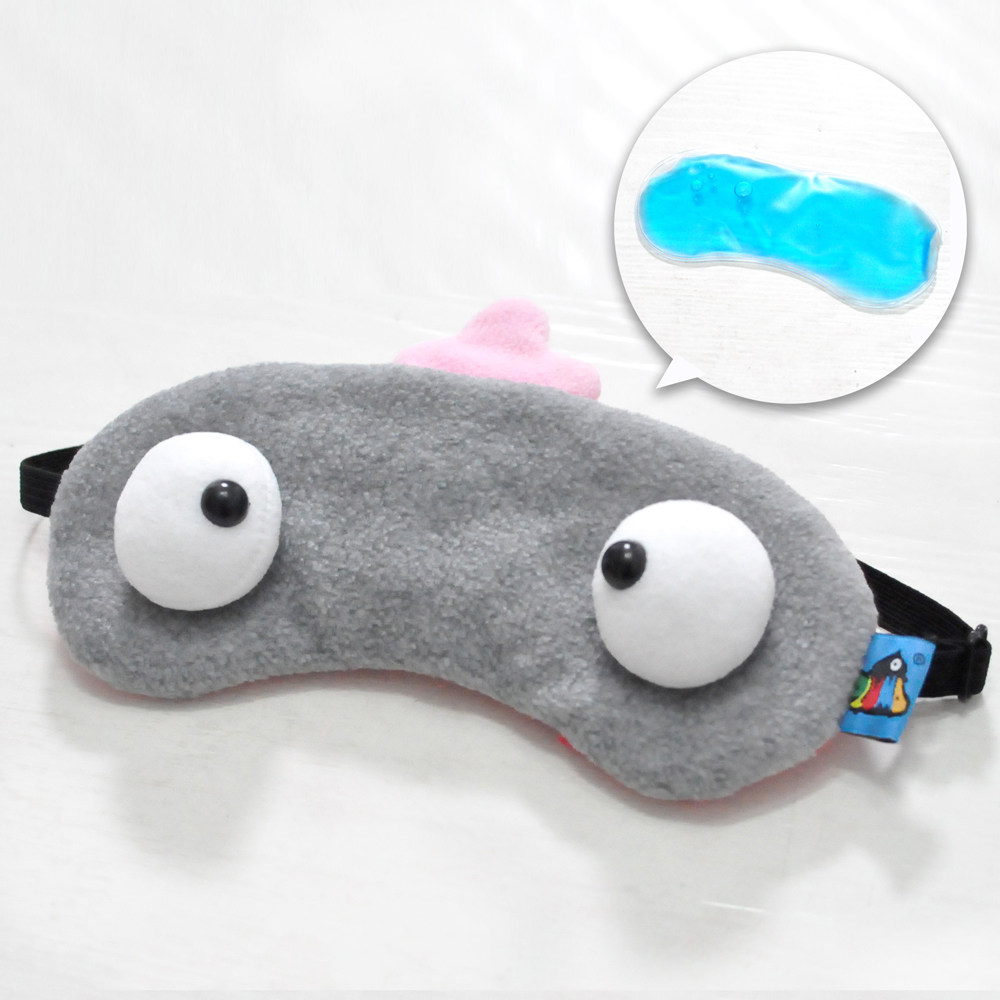 plumo皮洛姆奔跑吧兄弟跑男萌可爱卡通 冰敷眼罩套头冰袋睡眠叽叽