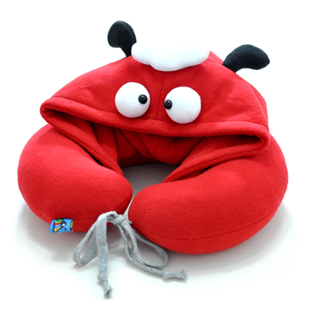 PLUMO皮洛姆萌可爱连帽U型枕卡通护颈枕午睡旅行枕头枕羊咩咩帽枕