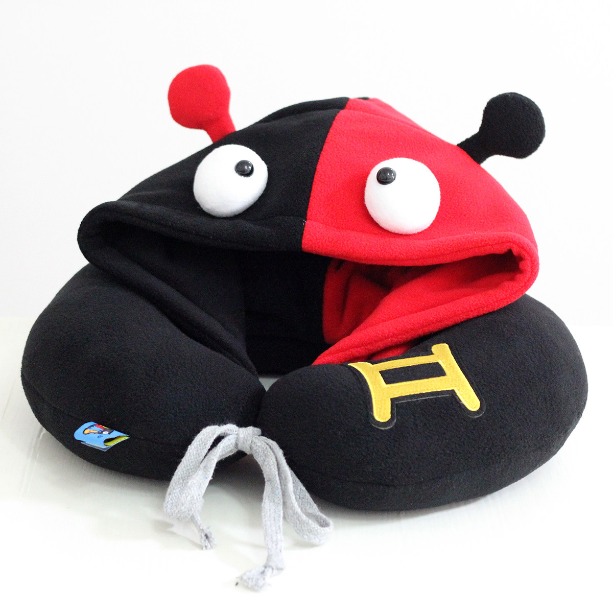 PLUMO皮洛姆国潮十二星座可爱连帽U型枕卡通护颈午睡生日礼物双子