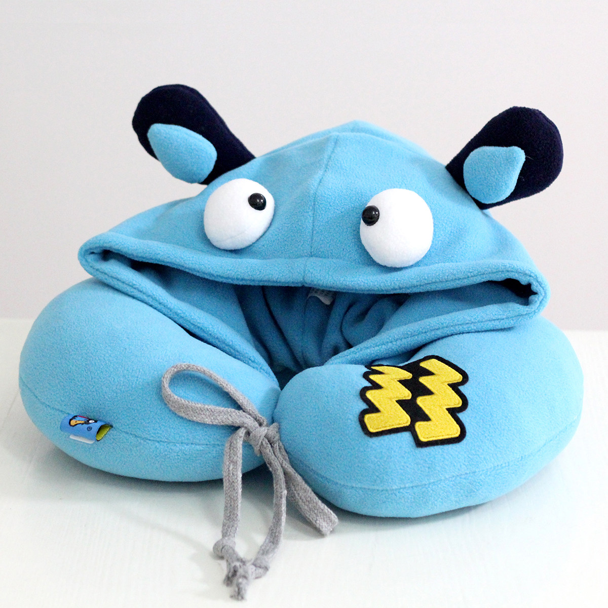 PLUMO皮洛姆十二星座可爱连帽U型枕卡通护颈枕头枕生日礼物水瓶