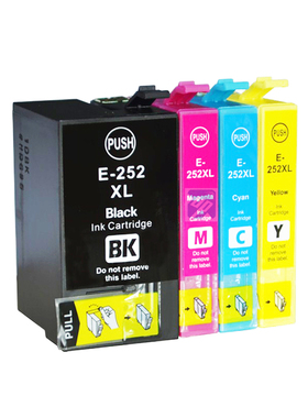 适用爱普生T252XL T2521 WF-3620 3640 7110 WF-7610 WF-7620墨盒