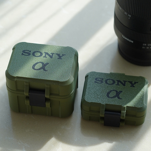 索尼SONY相机FZ100电池盒便携电池收纳盒内存卡一体电池收纳仓