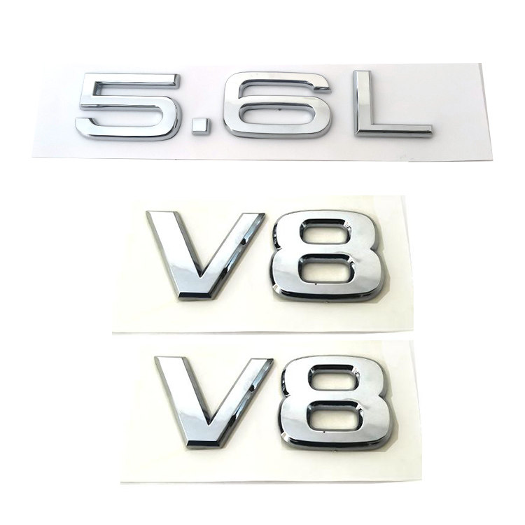 途乐Y62改装V8车标5.6数字标排量标5.6L车身贴叶子板侧标后尾标志