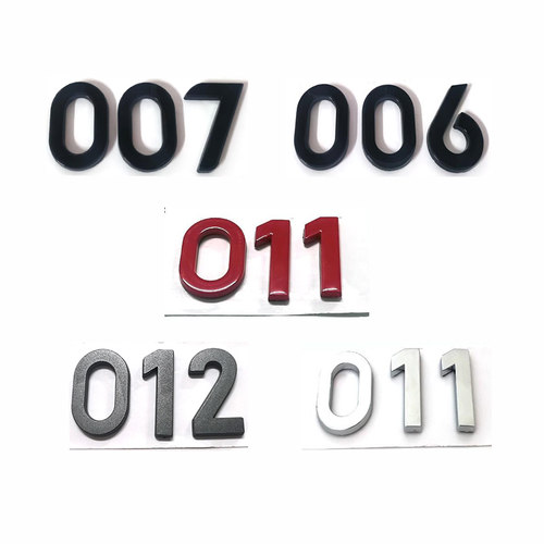 适用于AVATR-007黑化车标12后尾标改装阿维塔011英文字母标志车贴