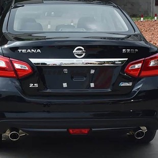 适用于13 V6排量标志CVT后尾箱英文标志贴 18年新天籁前车标2.5XL