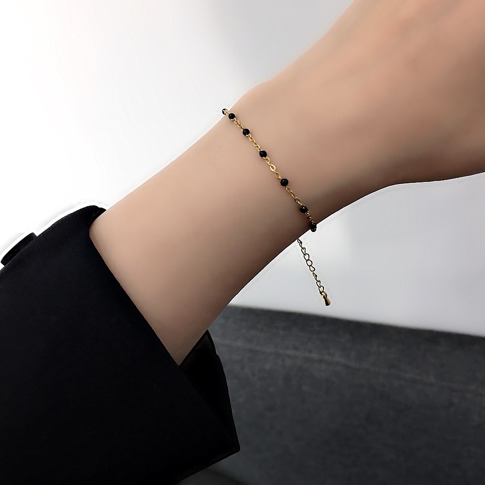 拼接细款手链ins小众设计感女百搭精致混搭叠戴手饰品2021新款潮