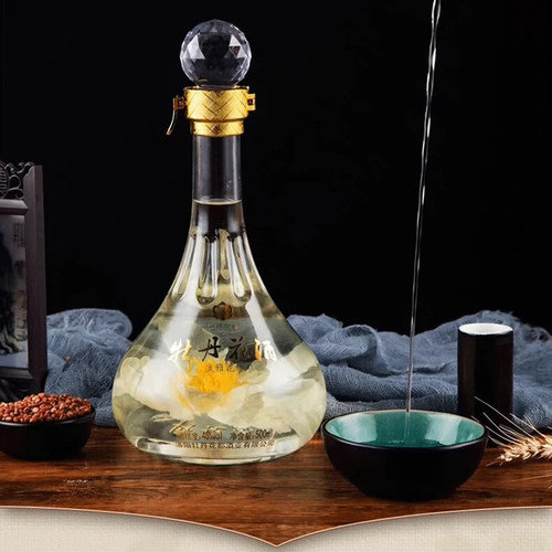 牡丹花酒46度送长辈礼盒装年货礼