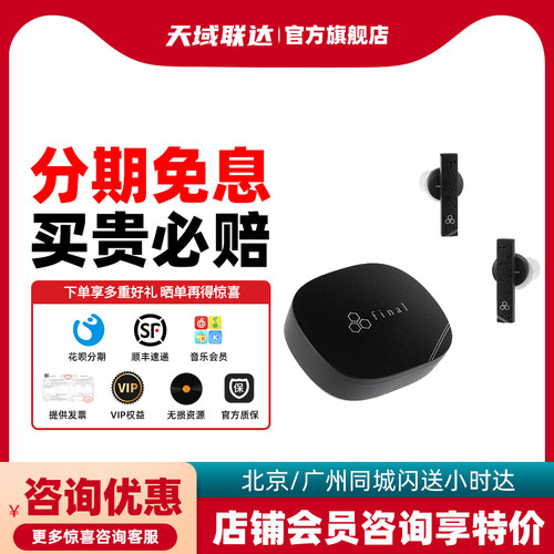 Final无线降噪耳机finalZE800