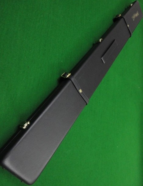 John Parris 原装皮制3/4 通杆台球杆盒 黑色  需要定做
