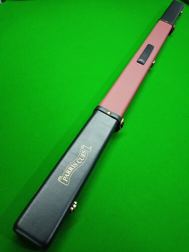 【金牌台球】John Parris 新款杆盒 两头黑中间酒红色 需要定做