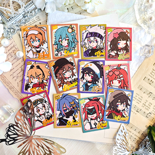 凹凸情书邮票挂件贴纸包PU皮徽章吧唧钥匙扣同人周边雷狮安迷修