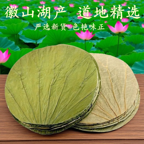圆形干荷叶整张蒸笼叶