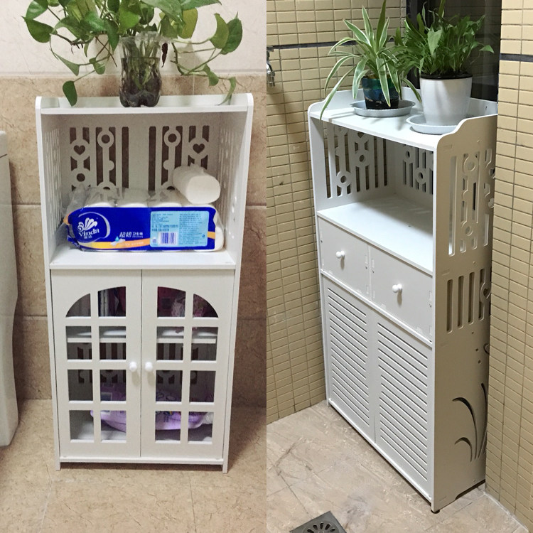 卫生间置物架用品用具脸盆架收纳架落地式浴室厕所收纳柜卫浴架子