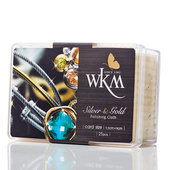 进口擦银布擦金布黄金抛光18k金纯银首饰清洁工具专业去氧化神器