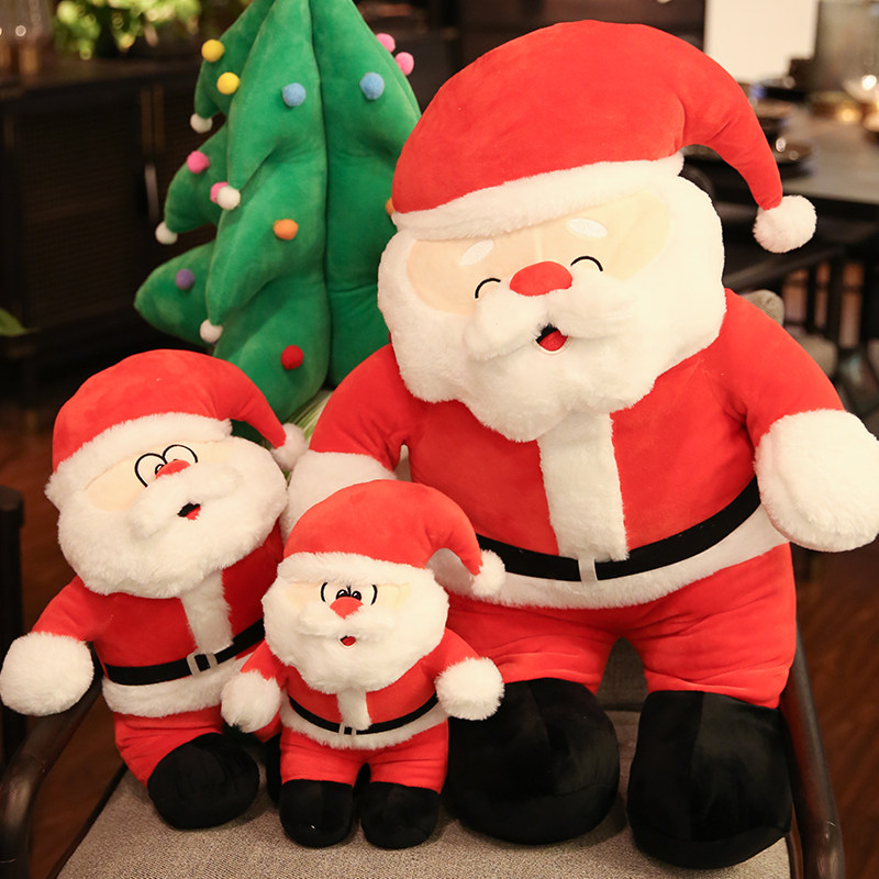 新款2020圣诞老人公仔树毛绒玩具玩偶布娃娃儿童圣诞节礼物送女生