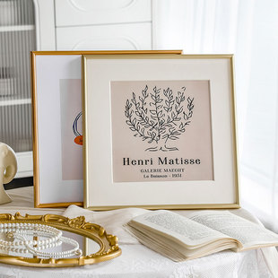 正方形细窄边相框挂墙拍立得空框简约画框装 裱定制33X50X35X30X40