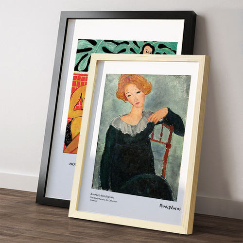 实木画框挂墙相框可定制