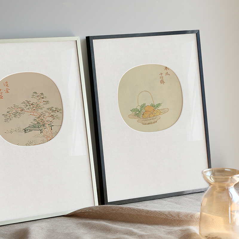 免拆装平面铝合金简约画框挂墙