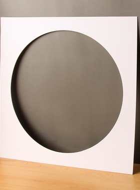 相框白色卡纸8k圆孔a4四开a3定做新中式画框33厘米38cm内衬定制