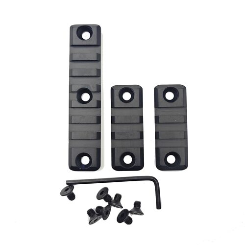SMR金属导轨 CNC铝制背面弧度导轨20mm通用Mlok keymod系统