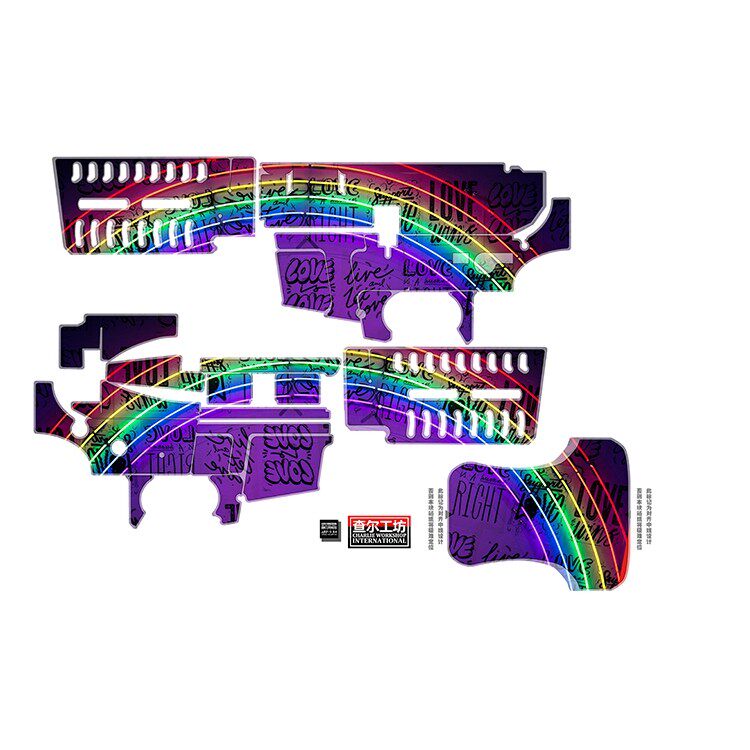 查尔工坊玩具小恒利橡胶训练月亮丰等通用ARP9免喷漆涂装贴纸迷彩图片