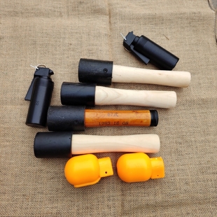 模拟67式木柄手榴教练道具模型仿真玩具弹兵人铸铁训练儿童手榴弹