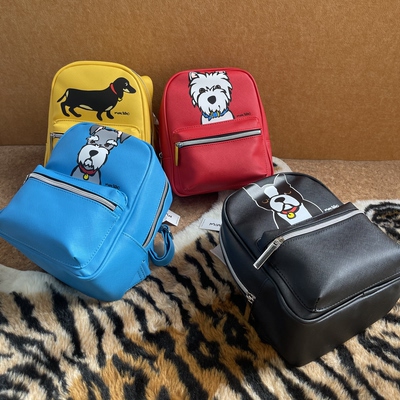 周A家MARC BLO狗狗系列双肩包便携书包防水超可爱背包通用通勤包