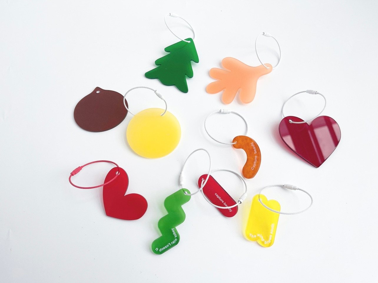 周a家|亚克力超可爱图形钥匙扣