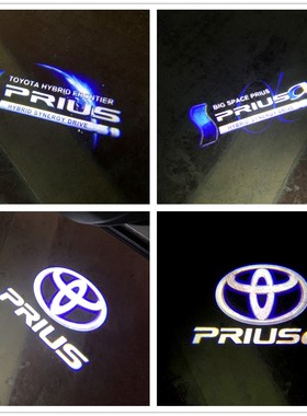 akarin适用于丰田普锐斯迎宾灯30系50系pruis @ GR车门投影氛围灯