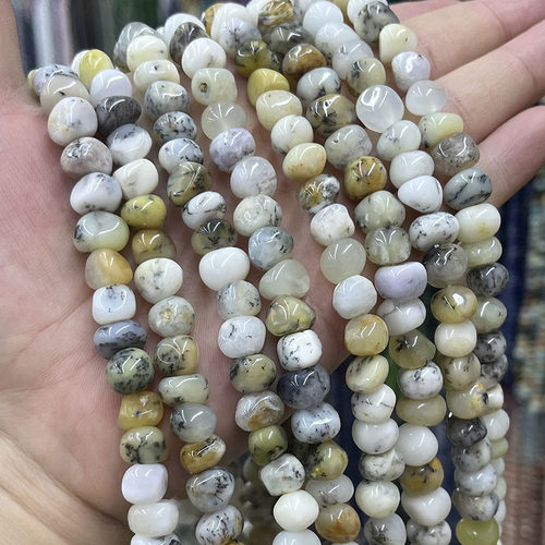 天然树澳宝石碎石水晶diy手串珠