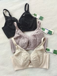 软钢圈聚拢收副乳文胸 海藻纤维莫代尔薄款 原249品牌断码 撤柜内衣