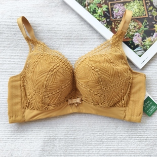 原249专柜内衣 海藻纤维无钢圈聚拢侧收副乳文胸罩yu家 75B中薄款