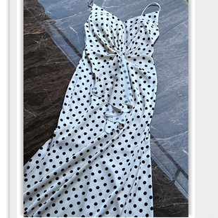 路Y家尾单罗姆尼之花吊带连衣裙  优雅鱼尾摆长款缎面收腰礼服