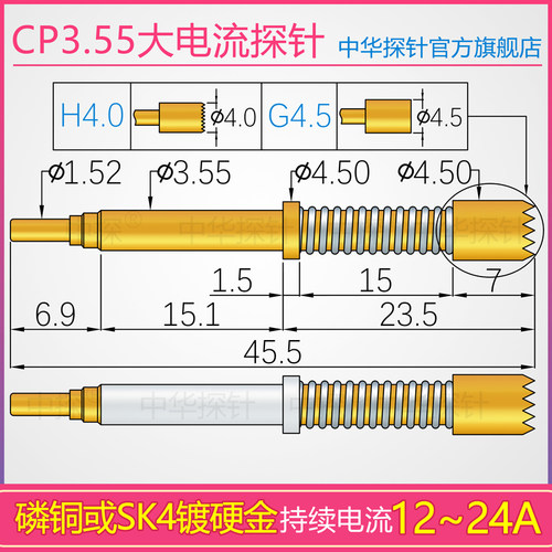 电流探针CP3.55-H450355*4550H