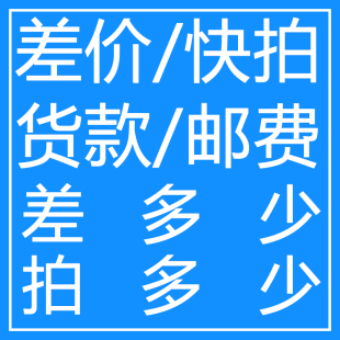 邮费、差价、探针定制货款、货款快拍、补拍