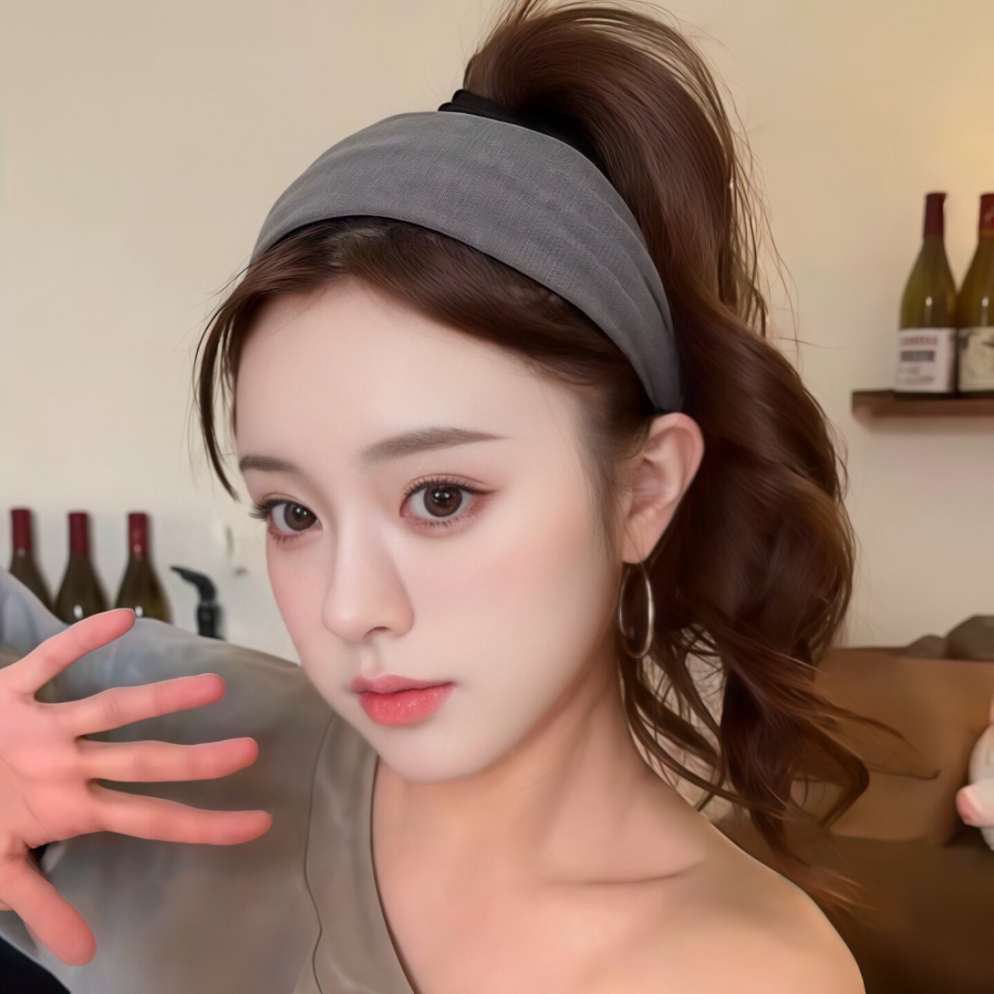 宽边发箍女高颅顶发带洗脸头箍