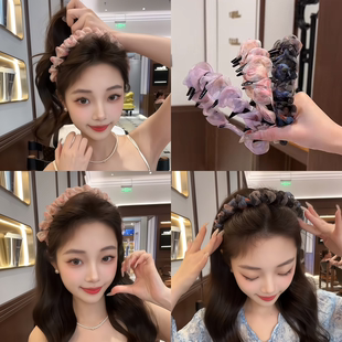 发箍女2025新款日常外戴高级感洋气时尚百搭洗脸防滑超好看的头箍