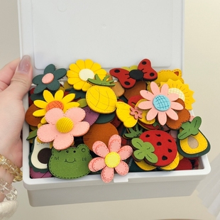 婴儿魔术贴头饰不伤发女宝宝粘发碎发刘海贴可爱超萌儿童公主发饰