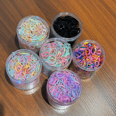 儿童彩色一次性橡皮筋女扎头女童头绳小发圈弹性好不伤发宝宝发饰