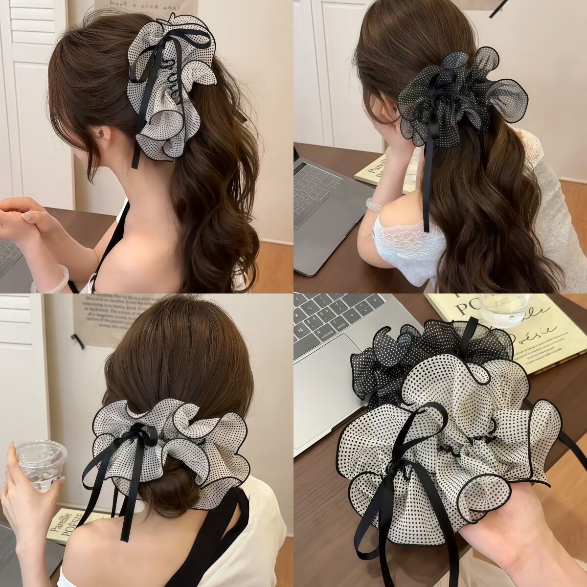香蕉夹女高马尾抓夹扭扭夹盘发夹