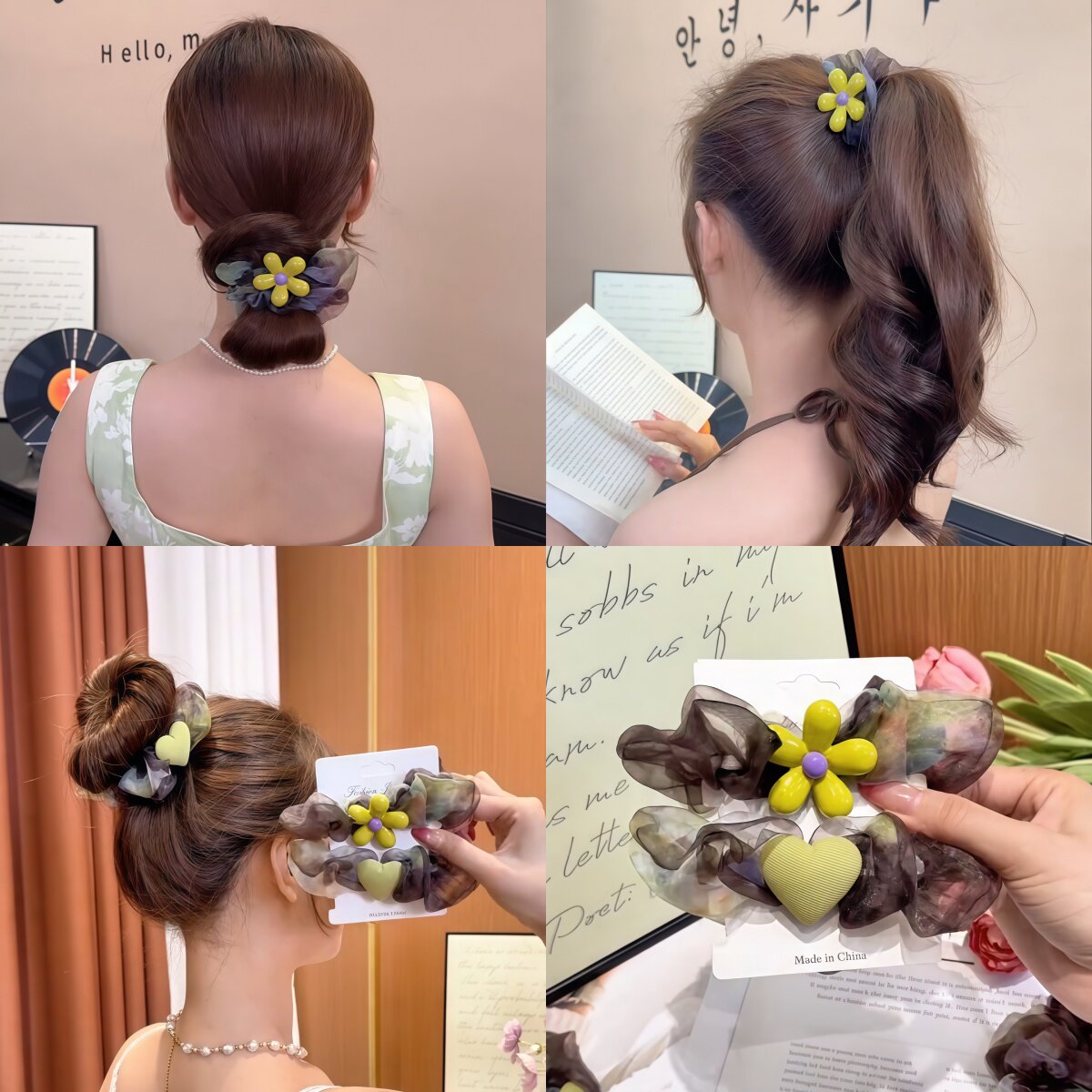 大肠发圈女扎头发皮筋头绳发饰