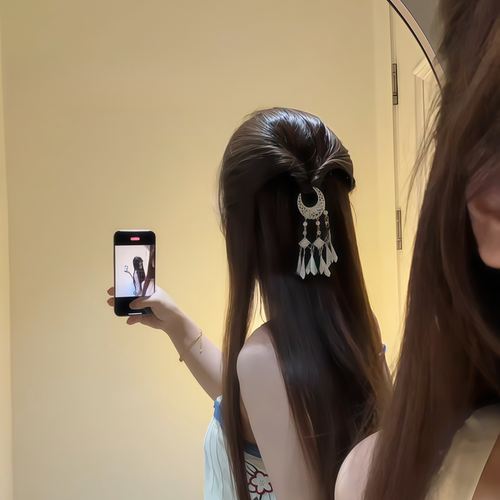 流苏发夹女发卡汉服盘发头饰