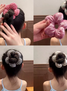 儿童花朵大肠发圈女童皮筋头饰