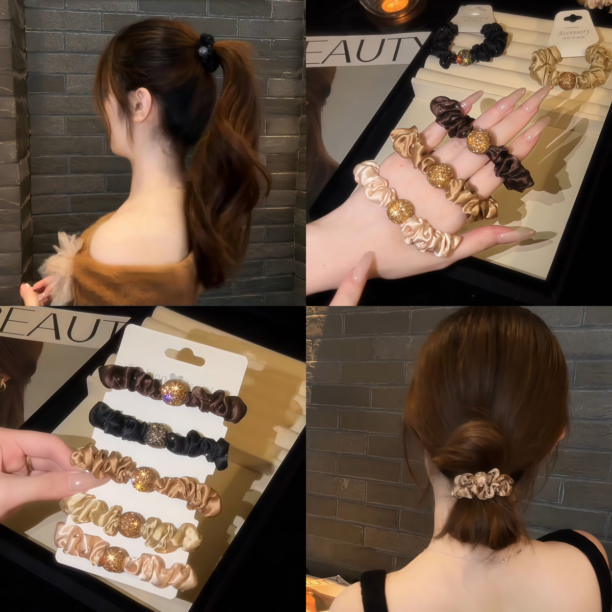 大肠发圈女皮筋女扎马尾头绳