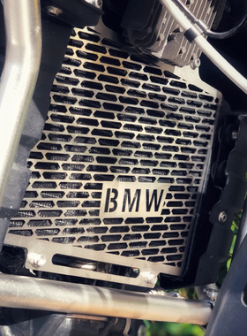 宝马G310GS/G310R拿铁攀爬PureF650GS\700不锈钢水箱散热器保护网