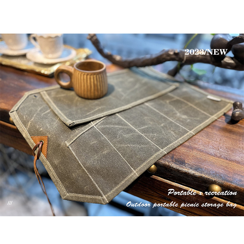 户外露营收纳包天幕帐篷搭建工具包营钉地钉便携手提包杂物收纳袋