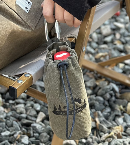 户外露营杯套野炊水壶套帆布