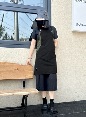 美式设计师款 咖啡师烘焙美发花艺餐厅防泼水围裙工作服 定制logo