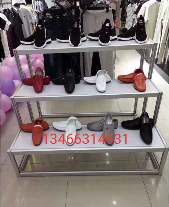 鞋架花架层架阶梯货架中岛展示架展会货架月饼展架促销架子拆装架